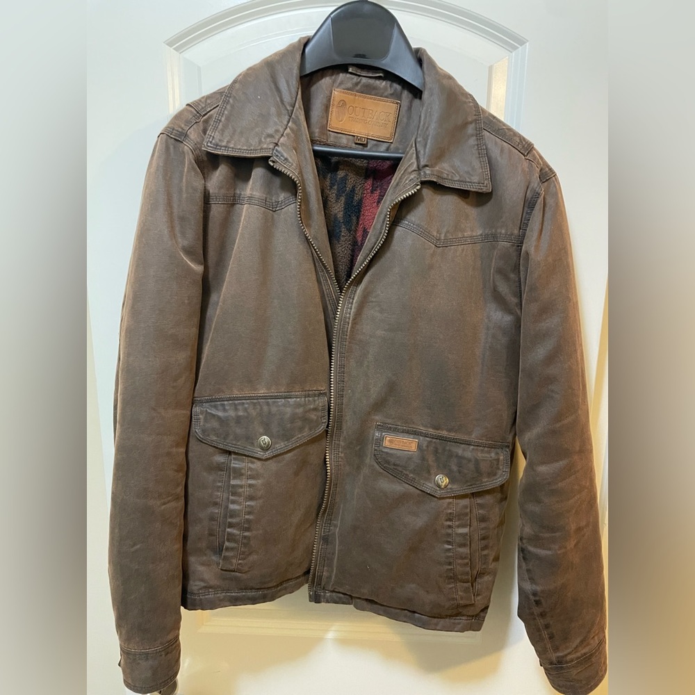 Outback Trading Company Western Oilskin Lined Jacket